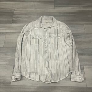 Rye White and Blue Striped Shirt
